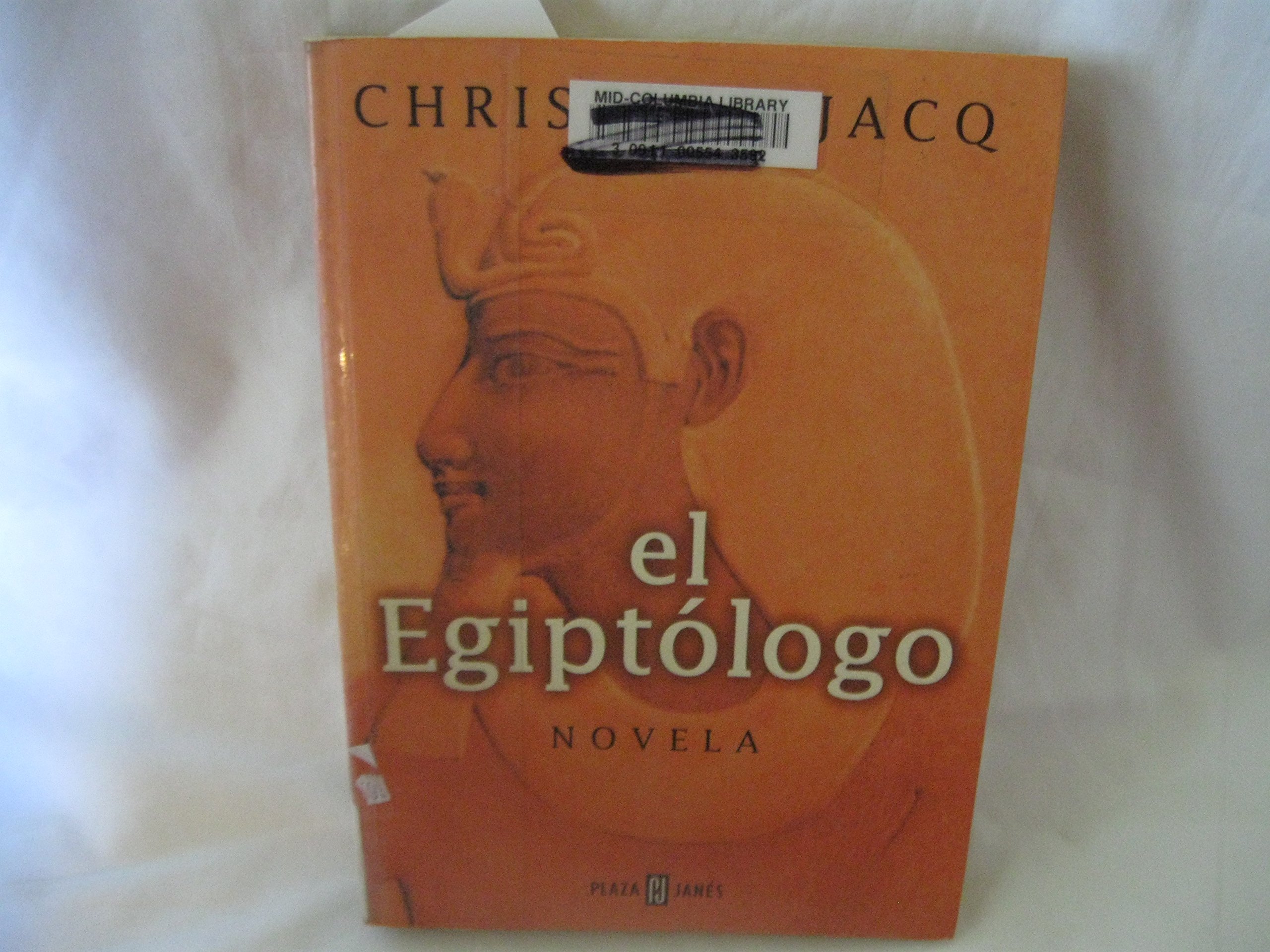 Portada de El egiptólogo, de Christian Jacq
