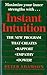 Instant Intuition, the New ...