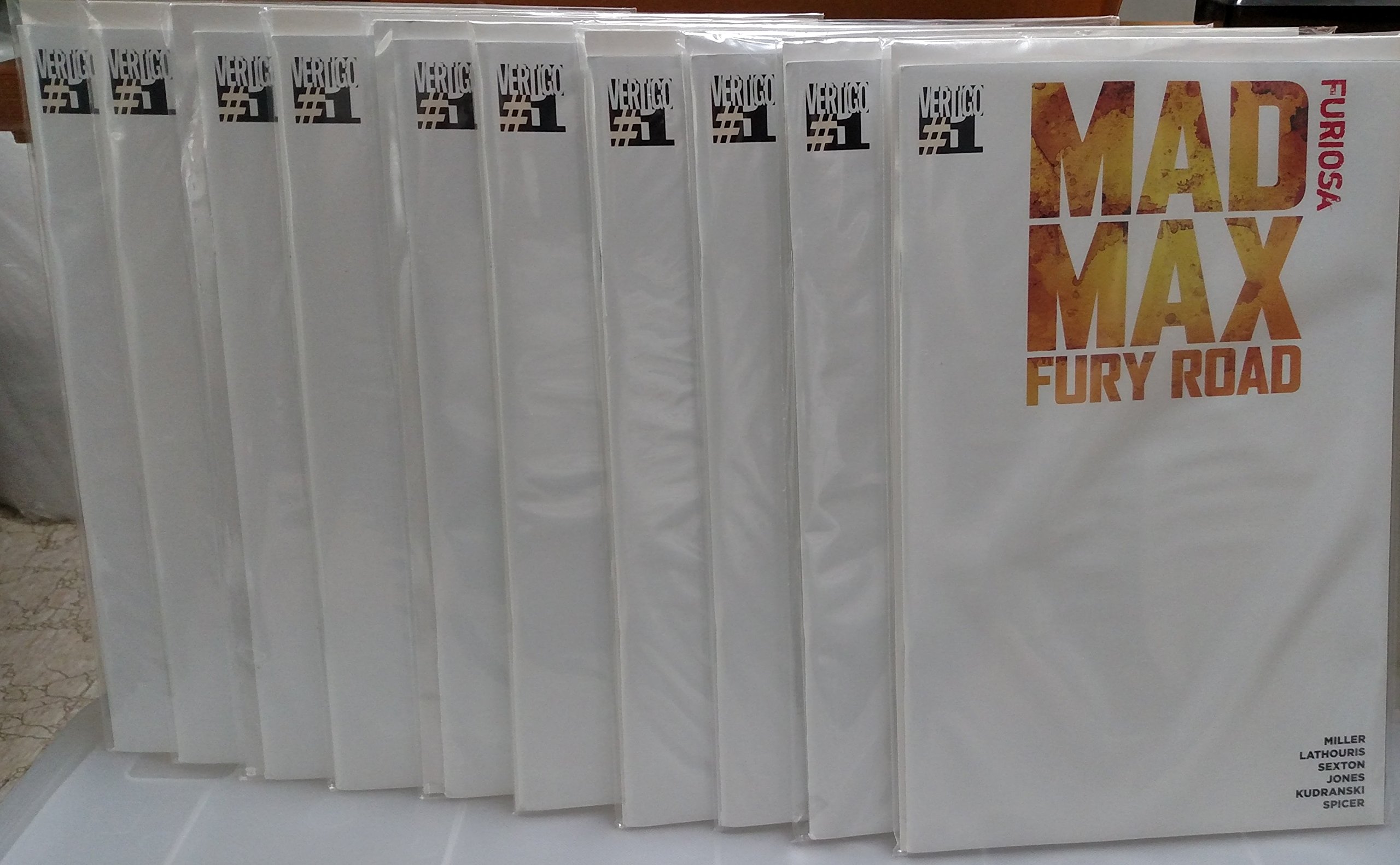 Mad Max Fury Road Furiosa #1 Blank Variant Edition 1st Print