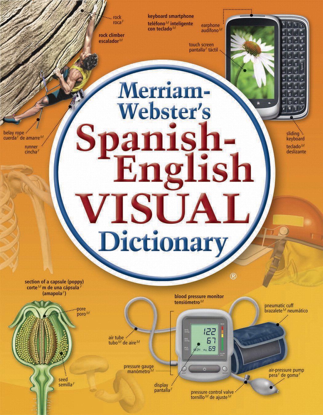 Merriam Webster Spanish-English Visual Dictionary, Paperback, 1152 Pages (Paperback)