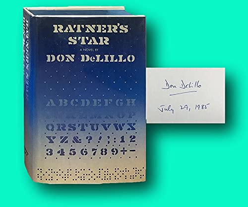Rare Don DeLillo / Ratner's Star Signed 1st Edition 1976 [Hardcover] DeLillo, Don