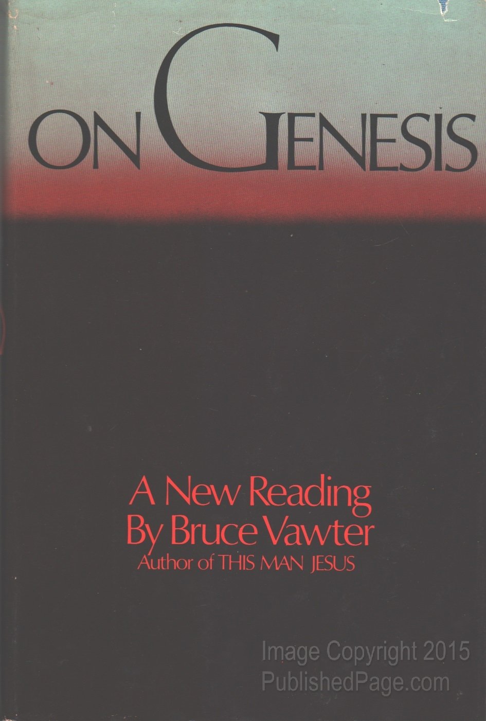 On Genesis: A New Reading (Hardcover)