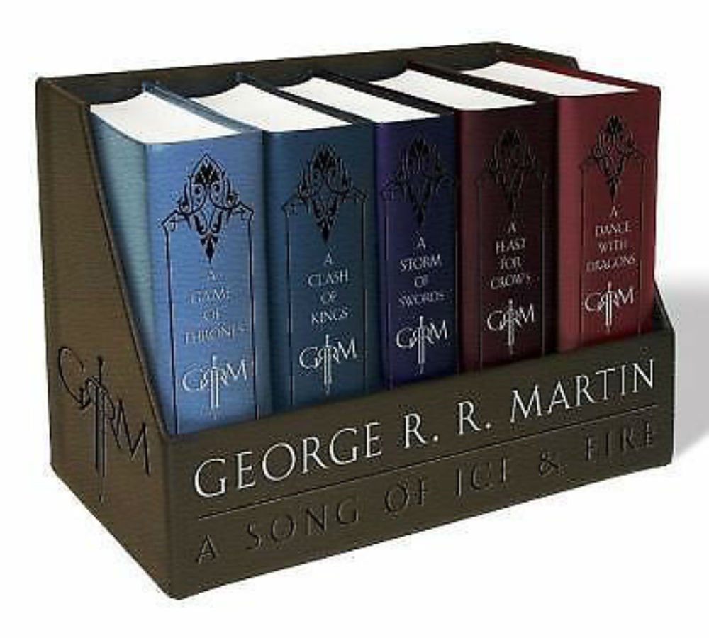Game of Thrones Leather Boxed Set Song of Ice and Fire Series (Paperback)