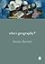 What is Geography? by Alastair Bonnett (2008-02-01)