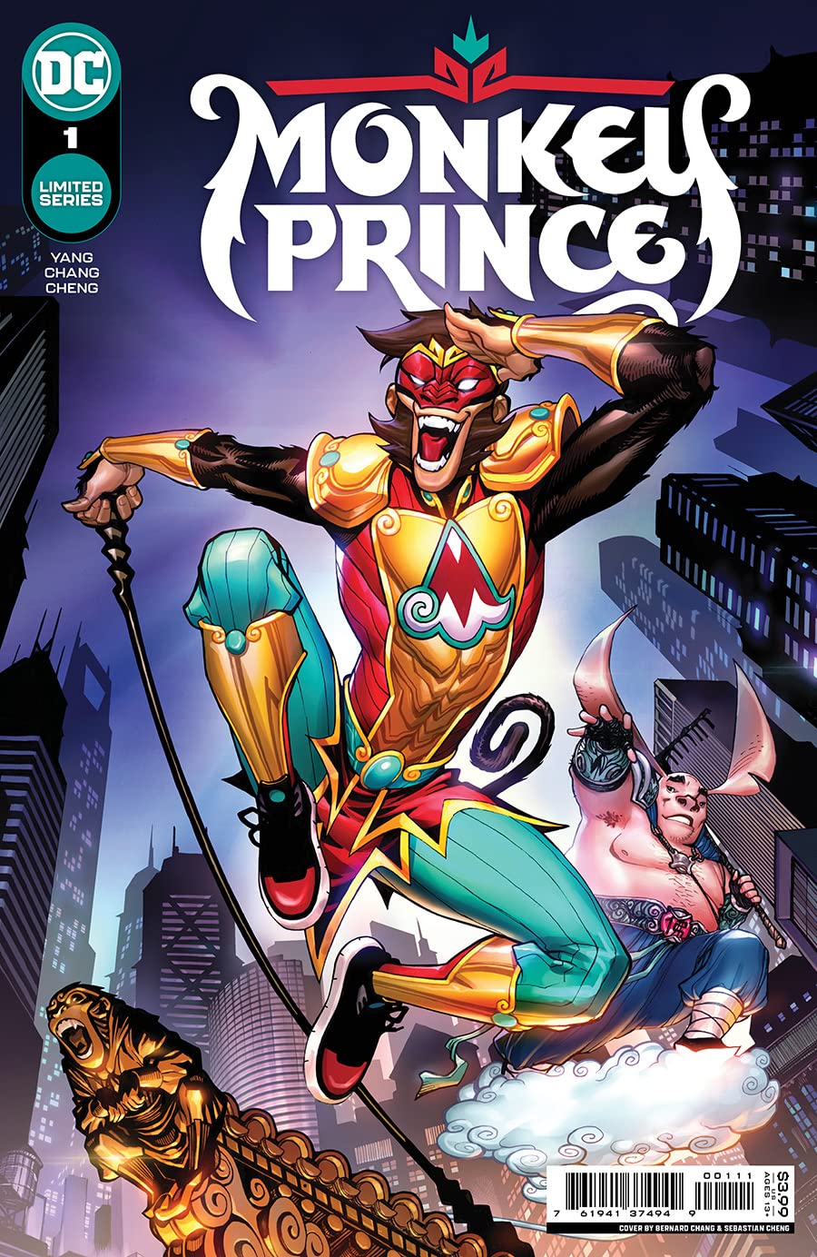 Monkey Prince #1 Cover A Regular Bernard Chang Cover By DC