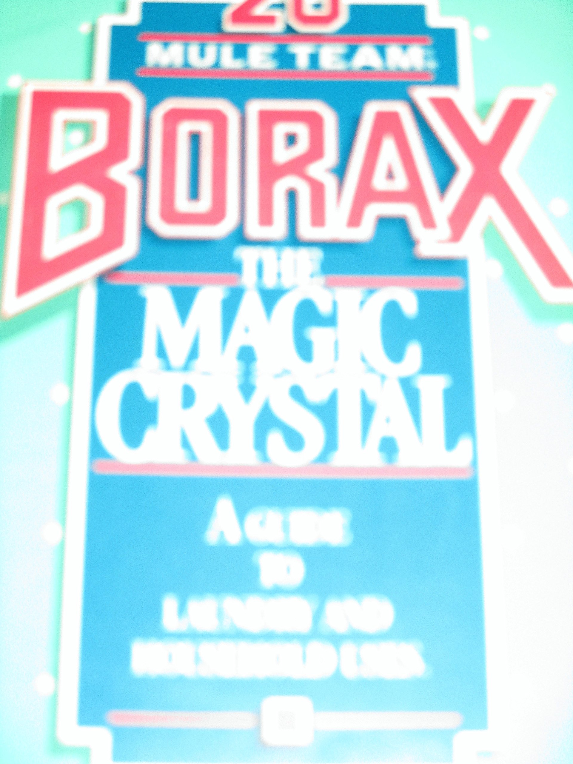20 Mule Team Borax The Magic Crystal A Guide to Laundry and Household Uses (Staple Bound)