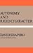 Autonomy and Rigid Character