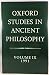 Oxford Studies in Ancient P...
