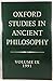 Oxford Studies in Ancient Philosophy: Vol 9: 1991