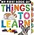 Things to Learn (My First Book of) by Tiger Tales (2013-03-01)