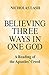 Believing Three Ways in One God: A Reading of the Apostles' Creed by Nicholas Lash (1994-02-14)