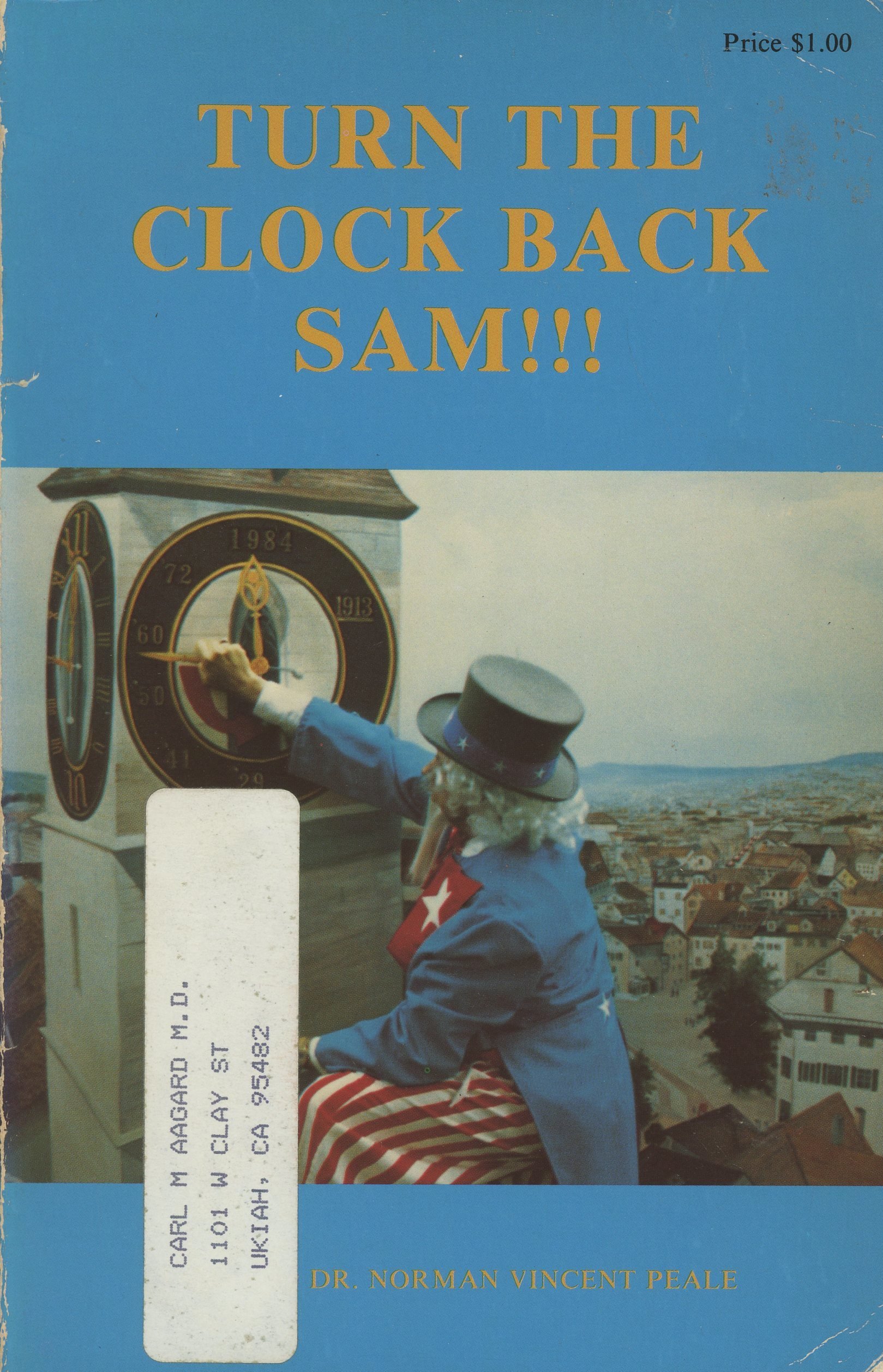 Turn the clock back Sam (Paperback)