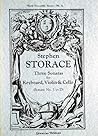 Storace: Three Sonatas for Harpsichord or Pianoforte with Violin and Cello, Vol. 1, Sonata No. 1 in D major