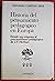 Historia del pensamiento pedagógico en Europa: desde sus orígenes al precientifismo pedagógico de J.F. Herbart