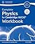 Complete Physics for Cambridge IGCSE® Workbook by Sarah Lloyd (2016-10-13)
