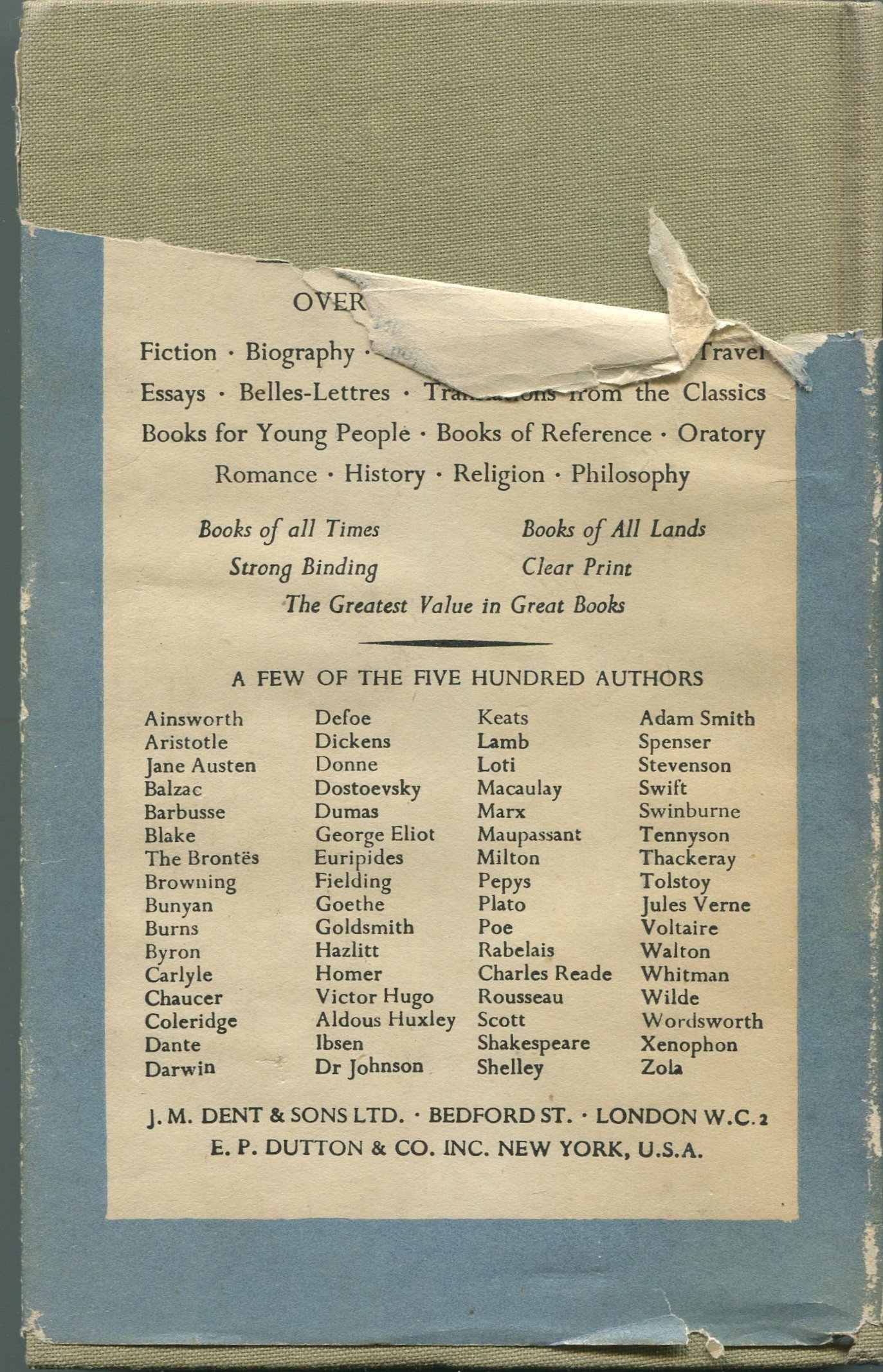 A new view of society and other writings