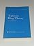 Topics in Ring Theory (Lectures in Mathematics) by I. N. Herstein (1969-06-30)