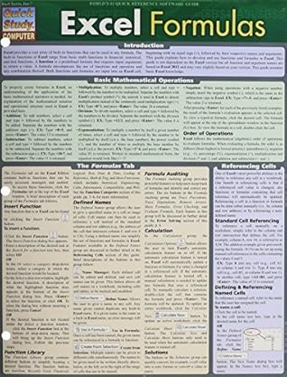 Excel Formulas by BarCharts, Inc. (2013) Hardcover