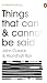 Things That Can and Cannot Be Said