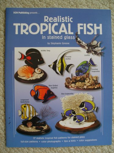 Realistic Tropical Fish in Stained Glass (Paperback)