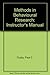 Methods in Behavioural Research: Instructor's Manual