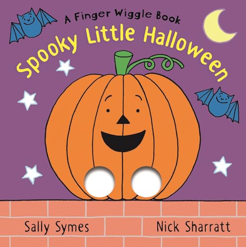 Spooky Little Halloween: A Finger Wiggle Book: (An Interactive Holiday Board Book with Finger Holes - For Babies, Toddlers, and Preschoolers)