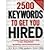 2500 Keywords to Get You Hired