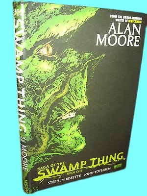 Rare Antique Saga of Swamp Thing Alan Moore Comic Book 1st Edition 2nd Printing Illustrated [Hardcover] Alan Moore