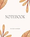 Minimalist Autumn Leaves Notebook