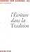 L'Écriture dans la tradition