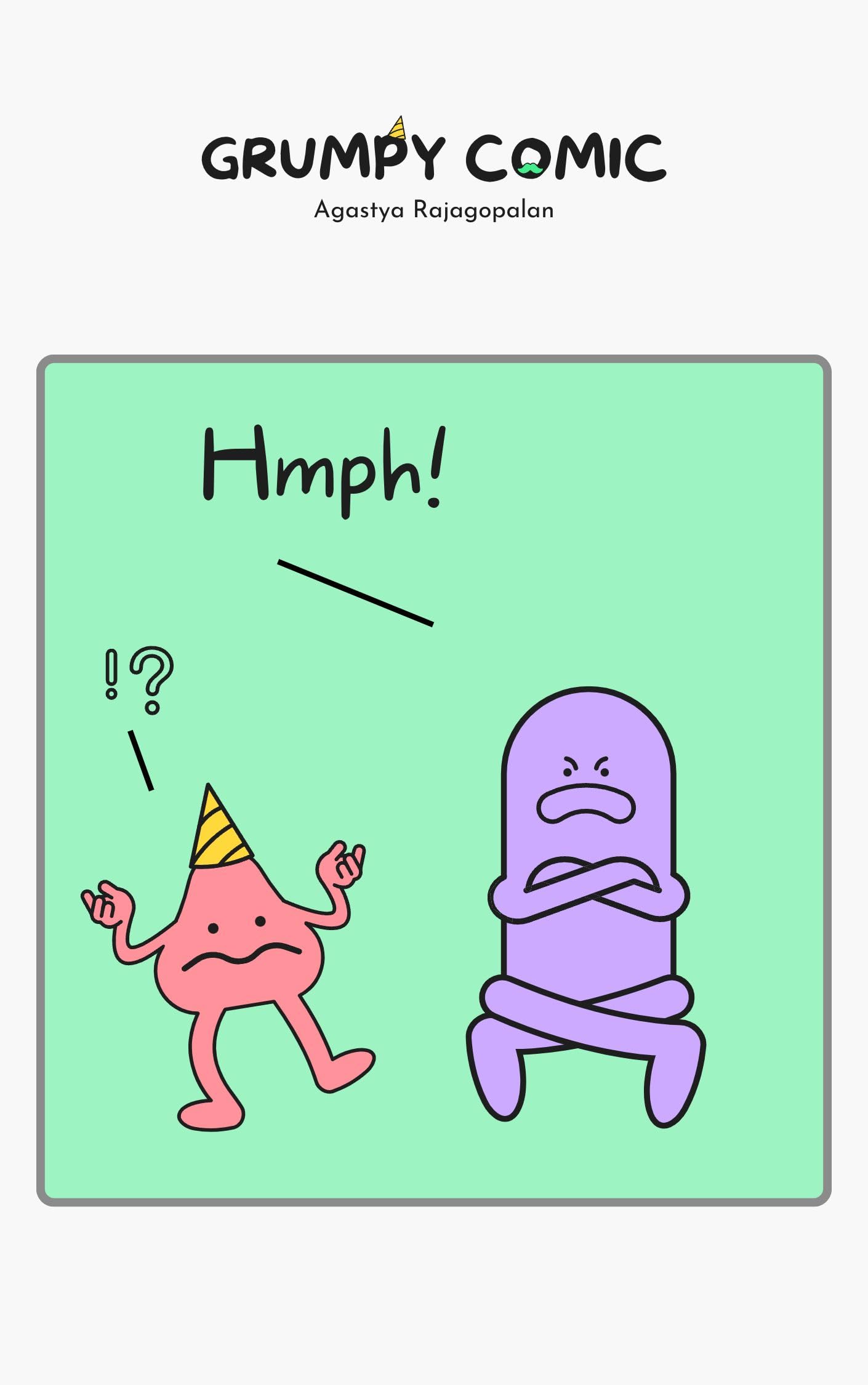 Grumpy Gets a Friend (Grumpy Comic)