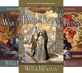 DRAGONLANCE LEGENDS -- 3-book set by Weis and Hickman -- TIME OF THE TWINS / WAR OF THE TWINS / TEST OF THE TWINS