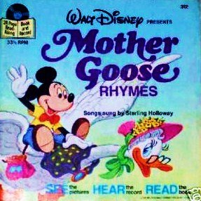 Walt Disney Presents Mother Goose Rhymes. A Disneyland Record and Book (Paperback)