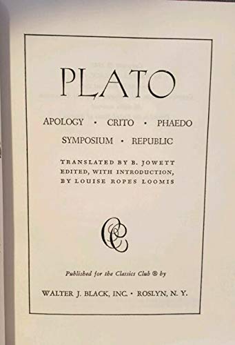 Plato Five Great Dialogs (Classics Club)