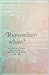 Remember when?: A centennial of poems : Park River, North Dakota, 1884-1984