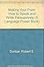 Making Your Point: How to Speak and Write Persuasively (A Language Power Book) by Robert E. Dunbar (1990-02-01)
