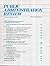 Public Administration Review by November December 1985