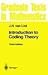 Introduction to Coding Theory (Graduate Texts in Mathematics) by Jacobus Hendricus Van Lint (1992-08-03)