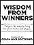 Wisdom from Winners by Mike Gottfried (2010) Perfect Paperback
