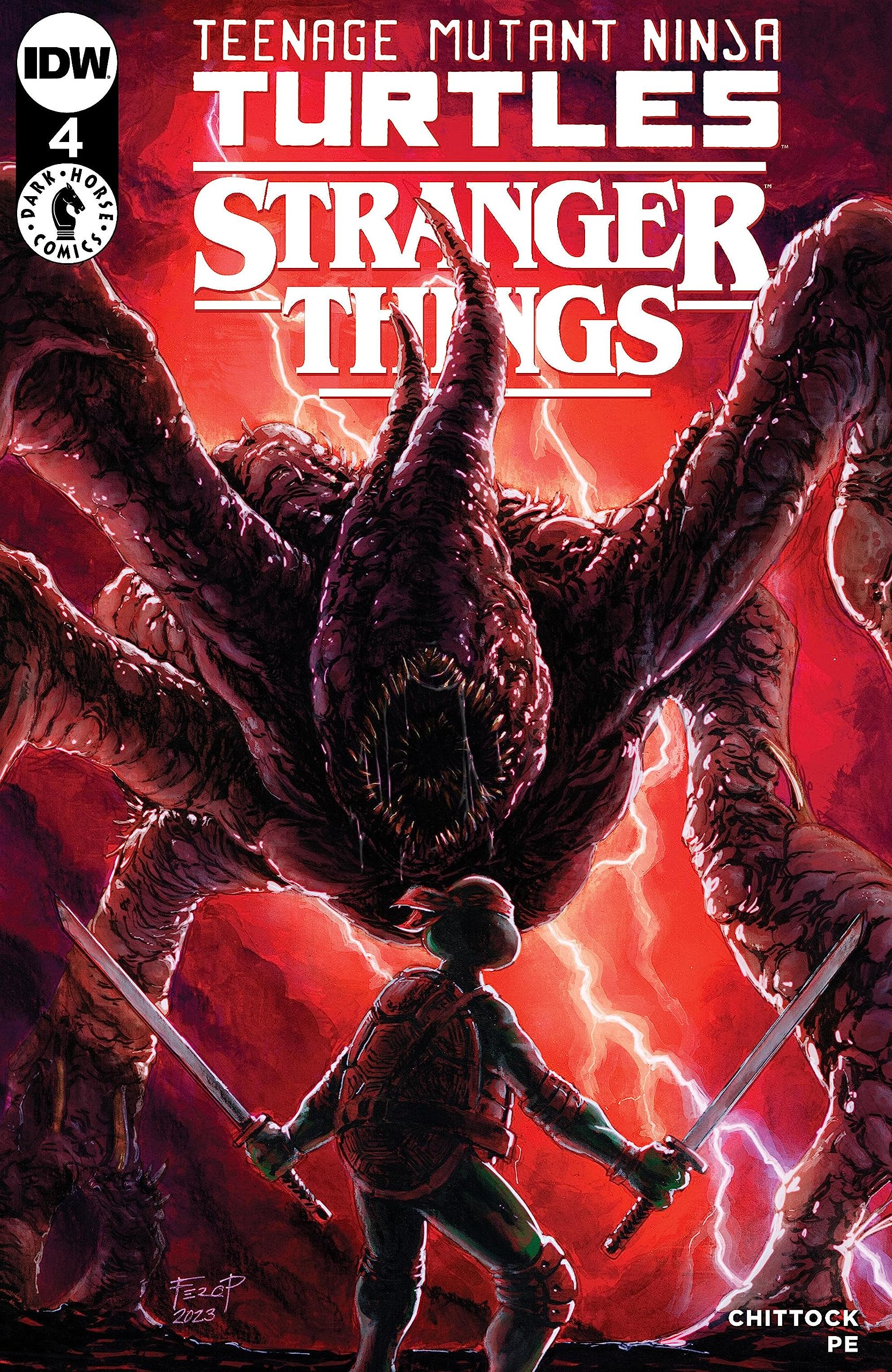 Teenage Mutant Ninja Turtles x Stranger Things #4 (Kindle Edition)