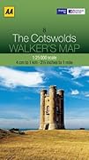 AA Walker's Map The Cotswolds