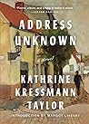 Address Unknown by Kathrine Kressmann Taylor