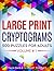 Large Print Cryptograms: 50...