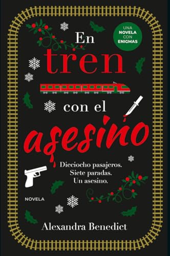 Portada de En tren con el asesino, de Alexandra Benedict