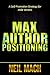 Max Author Positioning: A Self-Promotion Strategy for Indie Writers