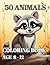 50 animals coloring book by Wendy Kim