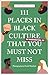 111 Places in Black Culture...