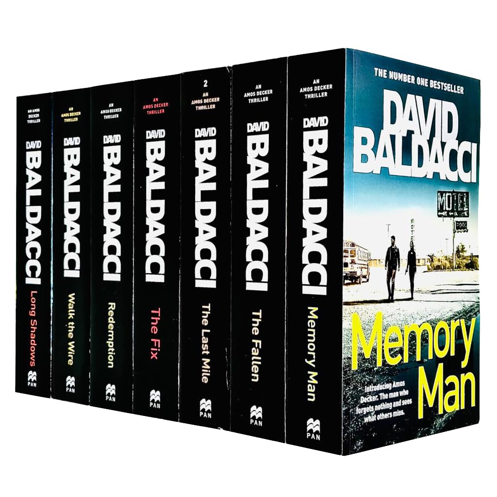Amos Decker Thriller Series 7 Books Collection Set (Paperback)
