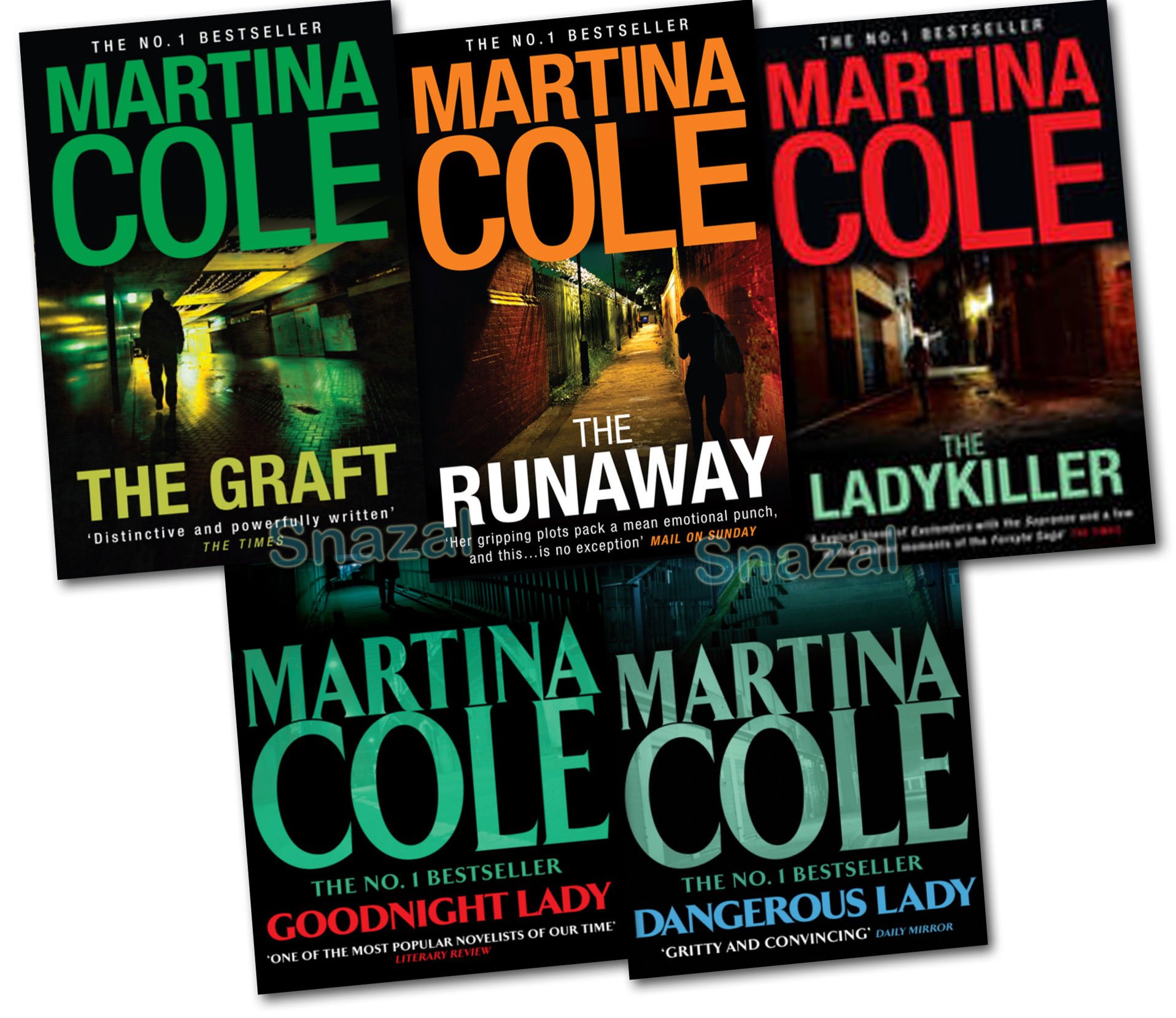 Martina Cole collection 5 Books set. (Goodnight Lady, the Graft, Dangerous Lady, the Lady Killer and the Runaway)