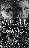Book cover for Wicked Games: A Prequel Dark Horror Romance Novella